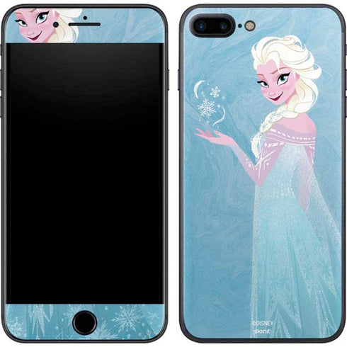 Disney Frozen Ice Blue Elsa Art iPhone 8 Plus Skin